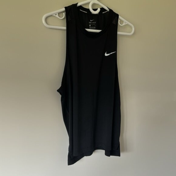 Nike Women Black Mesh Raceback Sportwear Tank Top Size Large - Picture 3 of 15